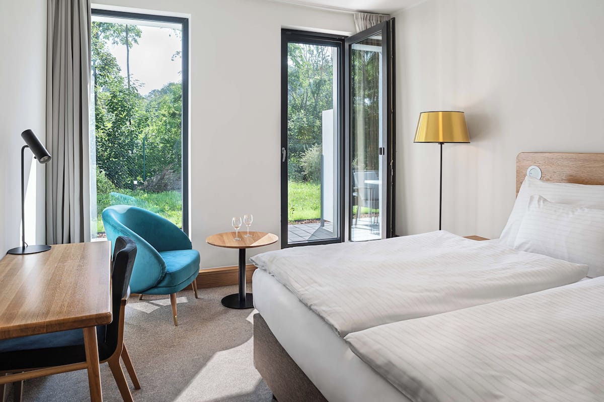 Depandance Double Room with Garden Annexe Building | 1 Schlafzimmer, Allergikerbettwaren, Minibar, Zimmersafe