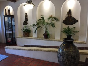 Interior entrance