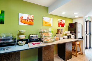 Frokostbuffé er inkludert