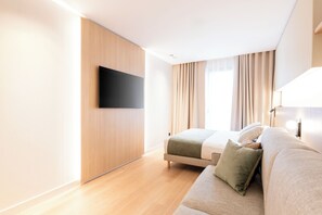 Premium bedding, memory-foam beds, in-room safe, desk