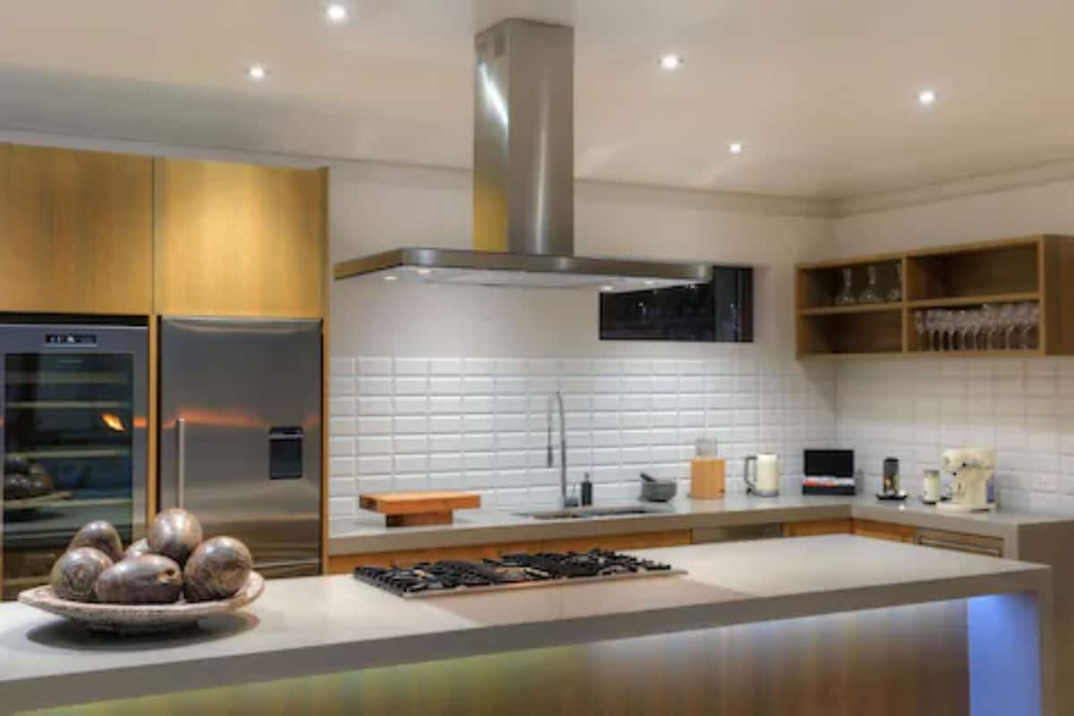 luxury villa, 3 bedrooms, beach view, beachfront | private kitchen | mini-fridge, coffee/tea maker