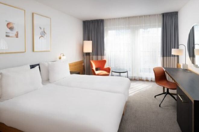 Hypo-allergenic bedding, in-room safe, blackout drapes, soundproofing