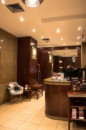 Interior entrance