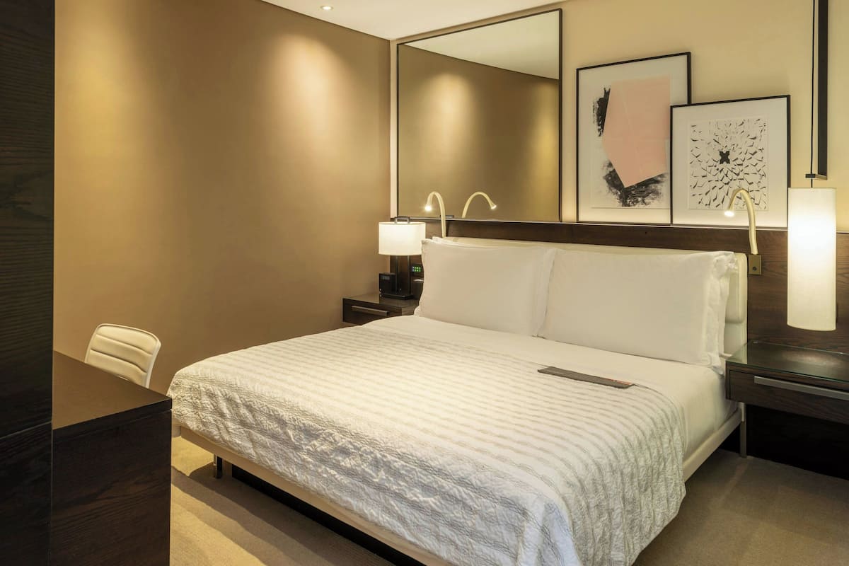 1 habitación, minibar, caja de seguridad en la habitación y escritorio
