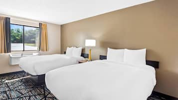 Desk, iron/ironing board, free WiFi, bed sheets