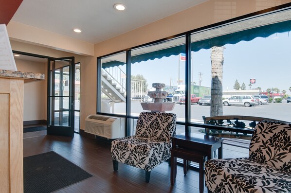 Lobby sitting area