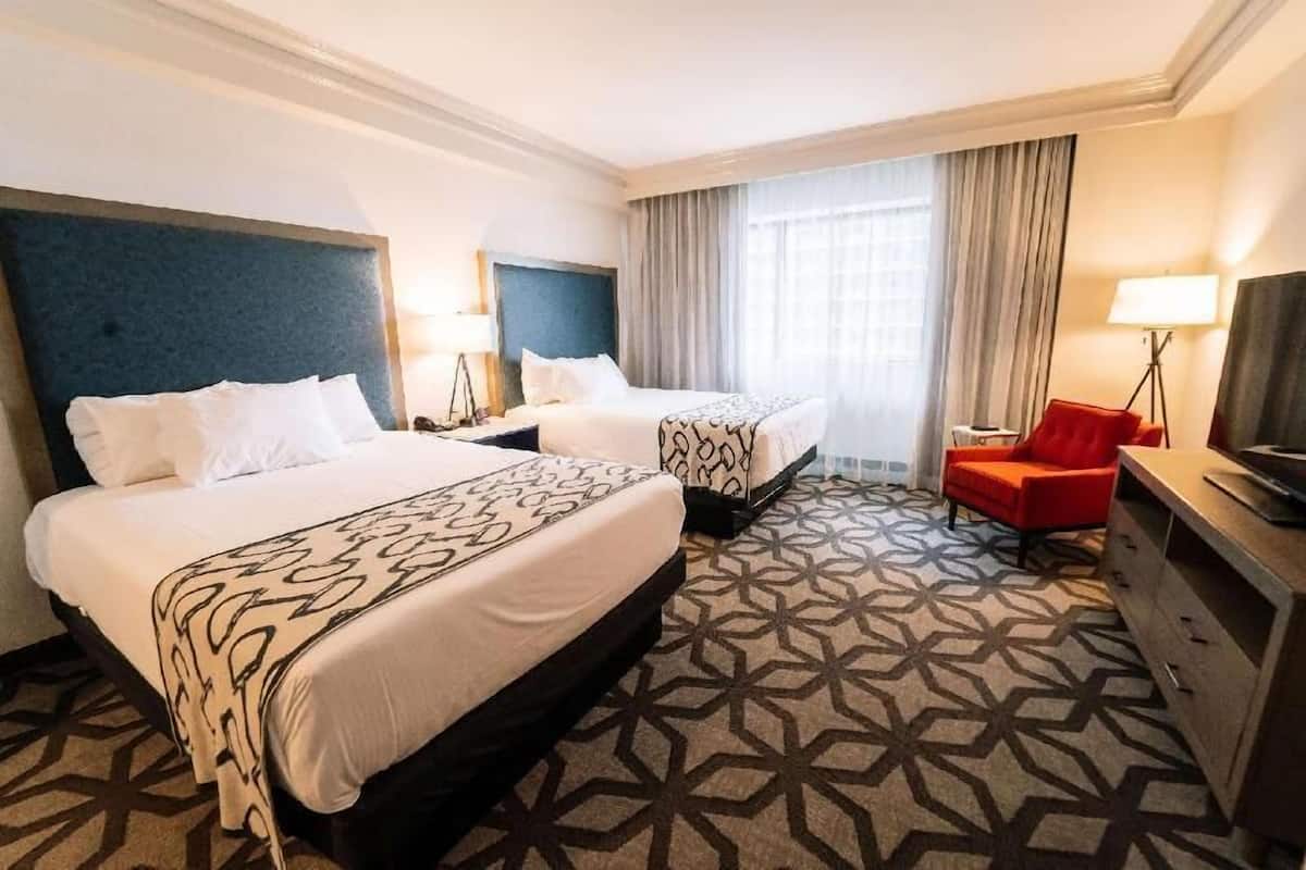 In-room safe, desk, laptop workspace, iron/ironing board
