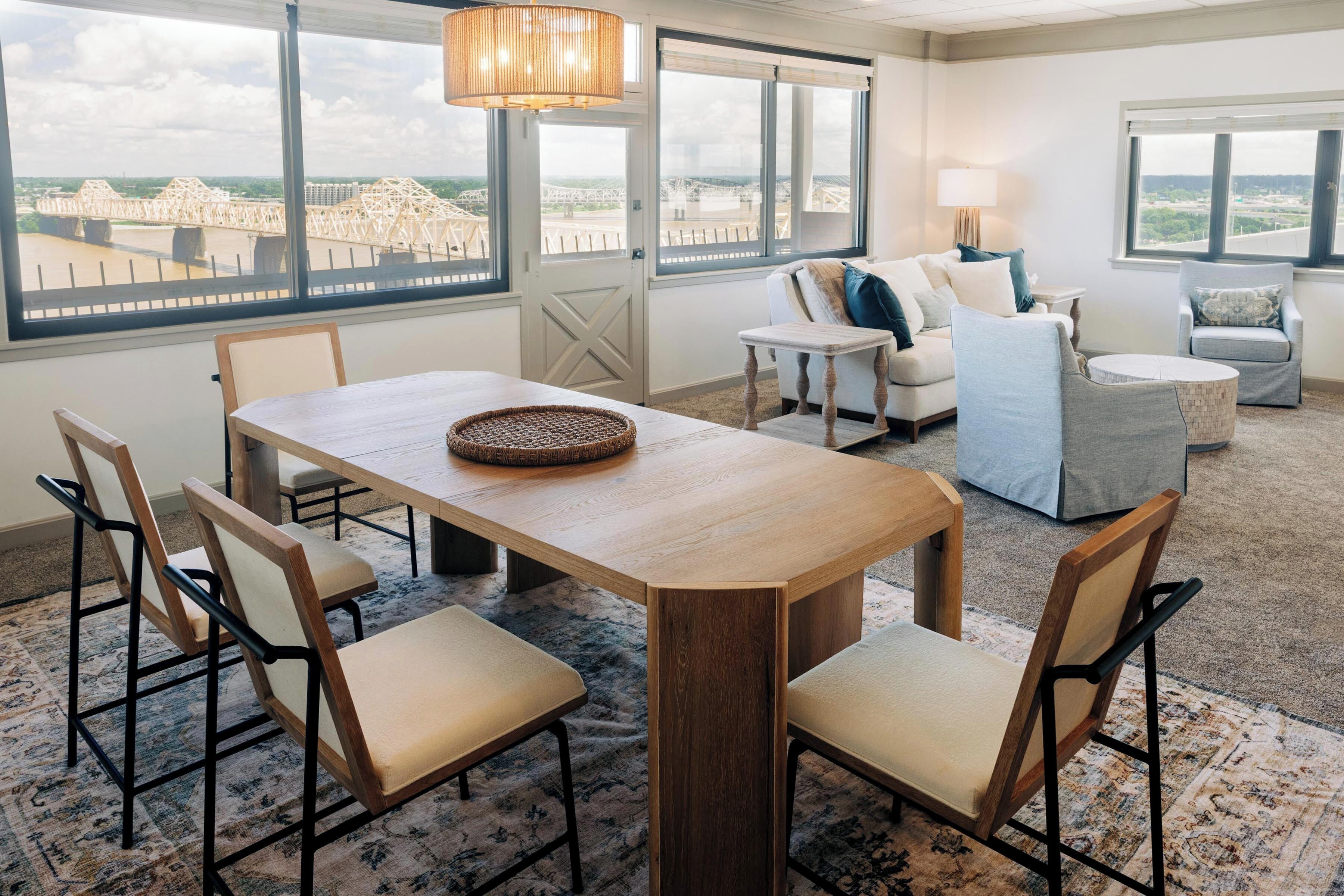 Suite, 1 King Bed, Balcony (Legendary) | Living area | Flat-screen TV