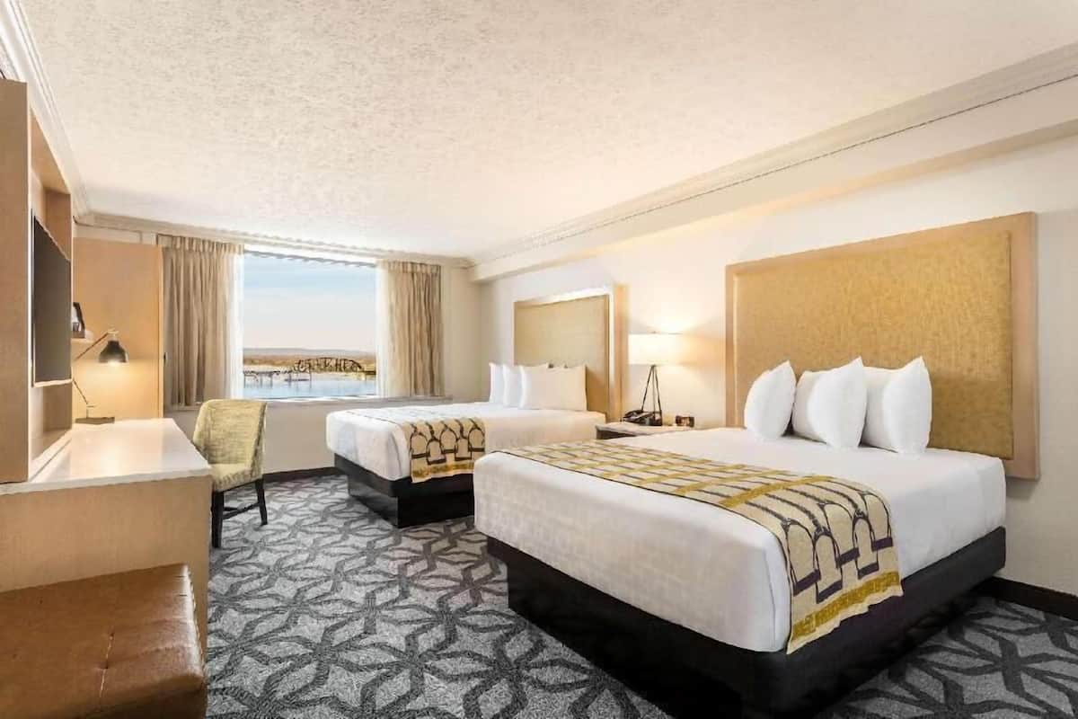 In-room safe, desk, laptop workspace, iron/ironing board