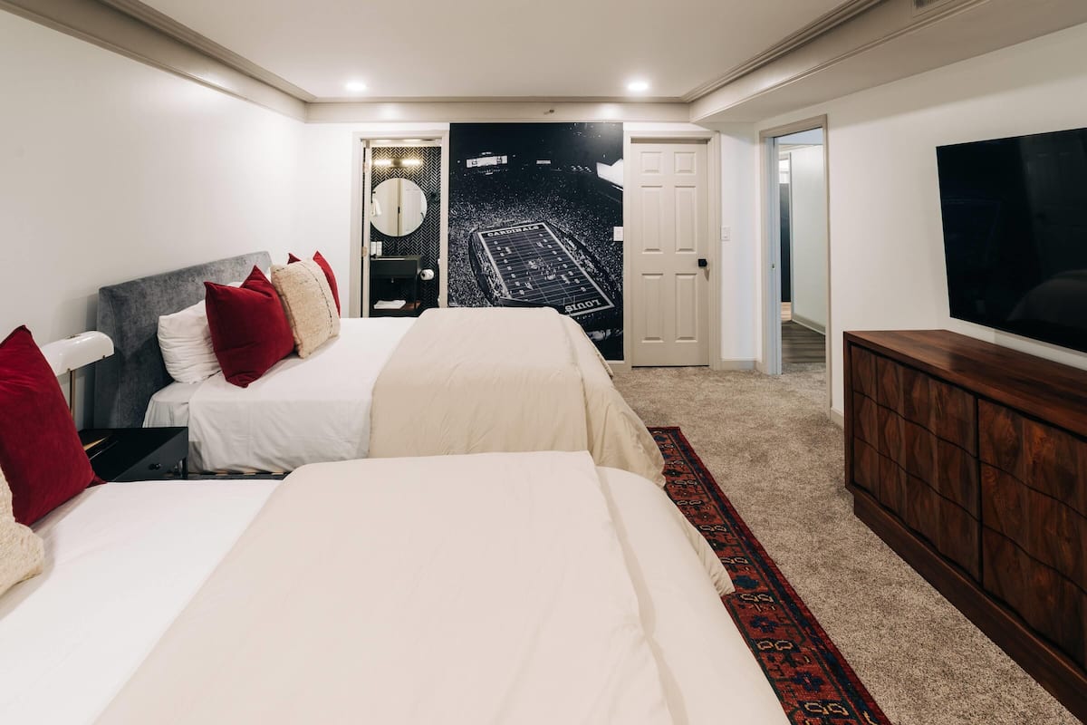 Suite, Multiple Beds (UofL Football) | In-room safe, desk, laptop workspace, iron/ironing board