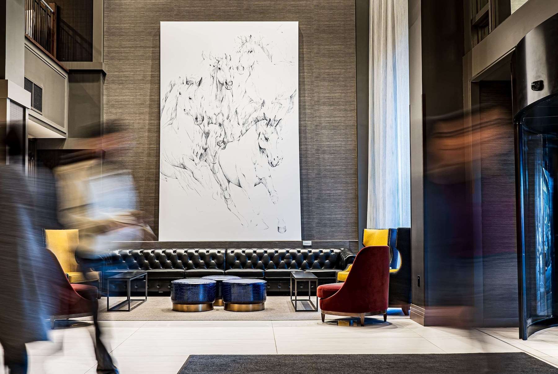 Lobby of the Galt House Hotel in Louisville