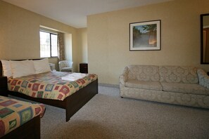 Deluxe Room, 2 Double Beds | Desk, blackout drapes, soundproofing, iron/ironing board