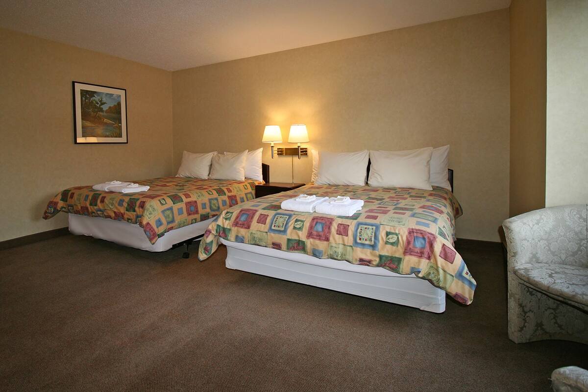 Deluxe Room, 2 Queen Beds | Desk, blackout drapes, soundproofing, iron/ironing board (on request)