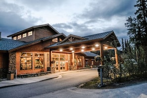 Front of property – evening/night