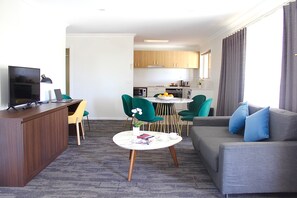 Three Bedroom Apartment | Living area | Smart TV, Netflix, pay films, streaming services