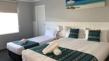 Family Room, 2 Bedrooms | Premium bedding, pillowtop beds, desk, laptop workspace