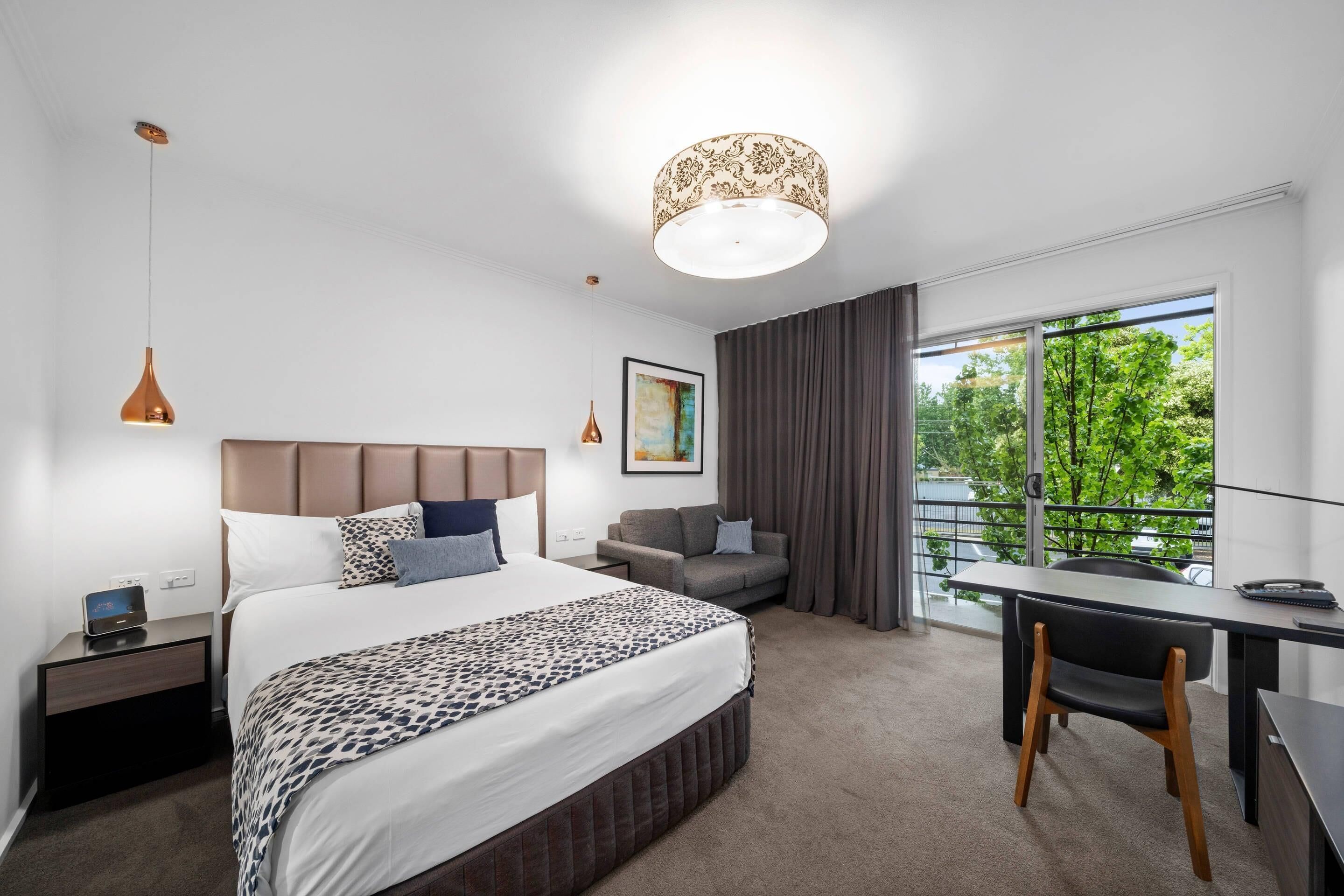 Premium bedding, minibar, in-room safe, desk