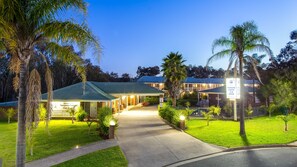 Front of property - evening/night