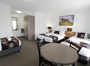 Family Room, Multiple Beds | Desk, iron/ironing board, cribs/infant beds, free WiFi - Takalvan Motel (Bundaberg West)