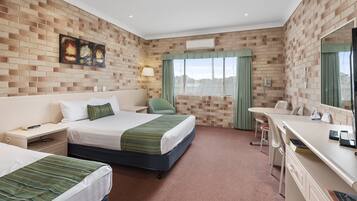 Large Standard Twin Room – 1 Queen Bed with 1 Single Bed, Non Smoking