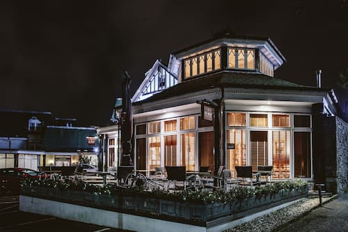 Front of property - evening/night