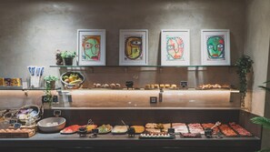 Daily buffet breakfast (EUR 16 per person)