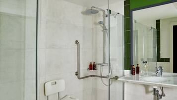 Room, 2 Twin Beds | Bathroom | Shower, free toiletries, hair dryer, bathrobes