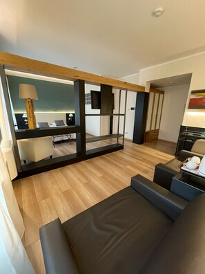 Junior Suite | Minibar, in-room safe, desk, laptop workspace - Hotel Italia (Verona)