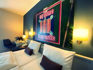 Comfort Double Room Single Use, Garden View | Hypo-allergenic bedding, in-room safe, individually decorated, desk