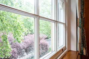 Blick von der Unterkunft
