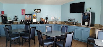 Café da manhã continental grátis