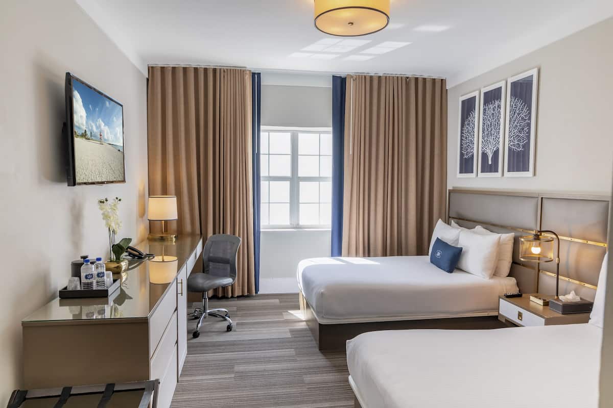 Deluxe Double Room, 2 Double Beds | Egyptian cotton sheets, premium bedding, down duvets, pillow-top beds