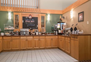 Free daily full breakfast