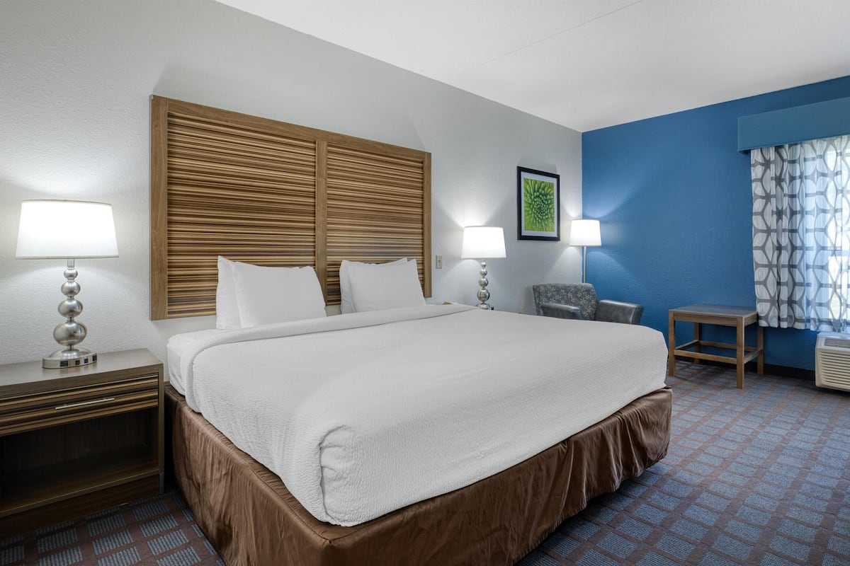 Habitación estándar, 1 cama King size, con acceso para personas discapacitadas | Ropa de cama de alta calidad y caja de seguridad en la habitación
