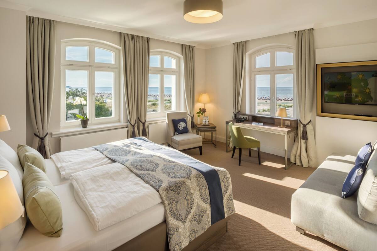 superior double room, sea view | 1 bedroom, premium bedding, down duvets, pillow-top beds