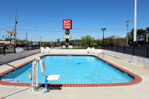 Seasonal outdoor pool