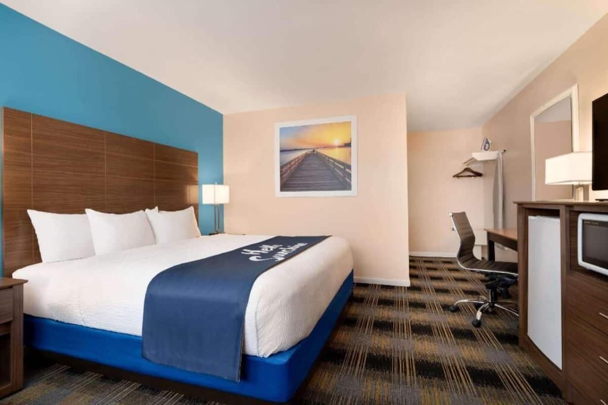 In-room safe, desk, iron/ironing board, free cribs/infant beds