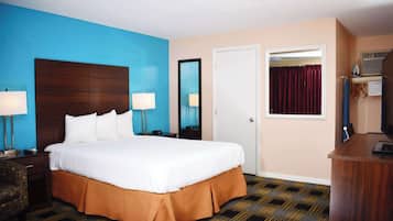 In-room safe, desk, iron/ironing board, free cribs/infant beds