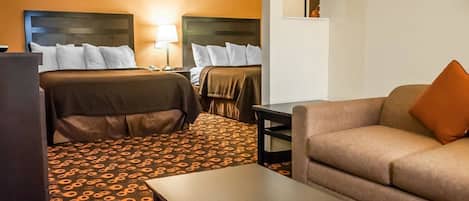 Blackout curtains, iron/ironing board, free WiFi, bed sheets