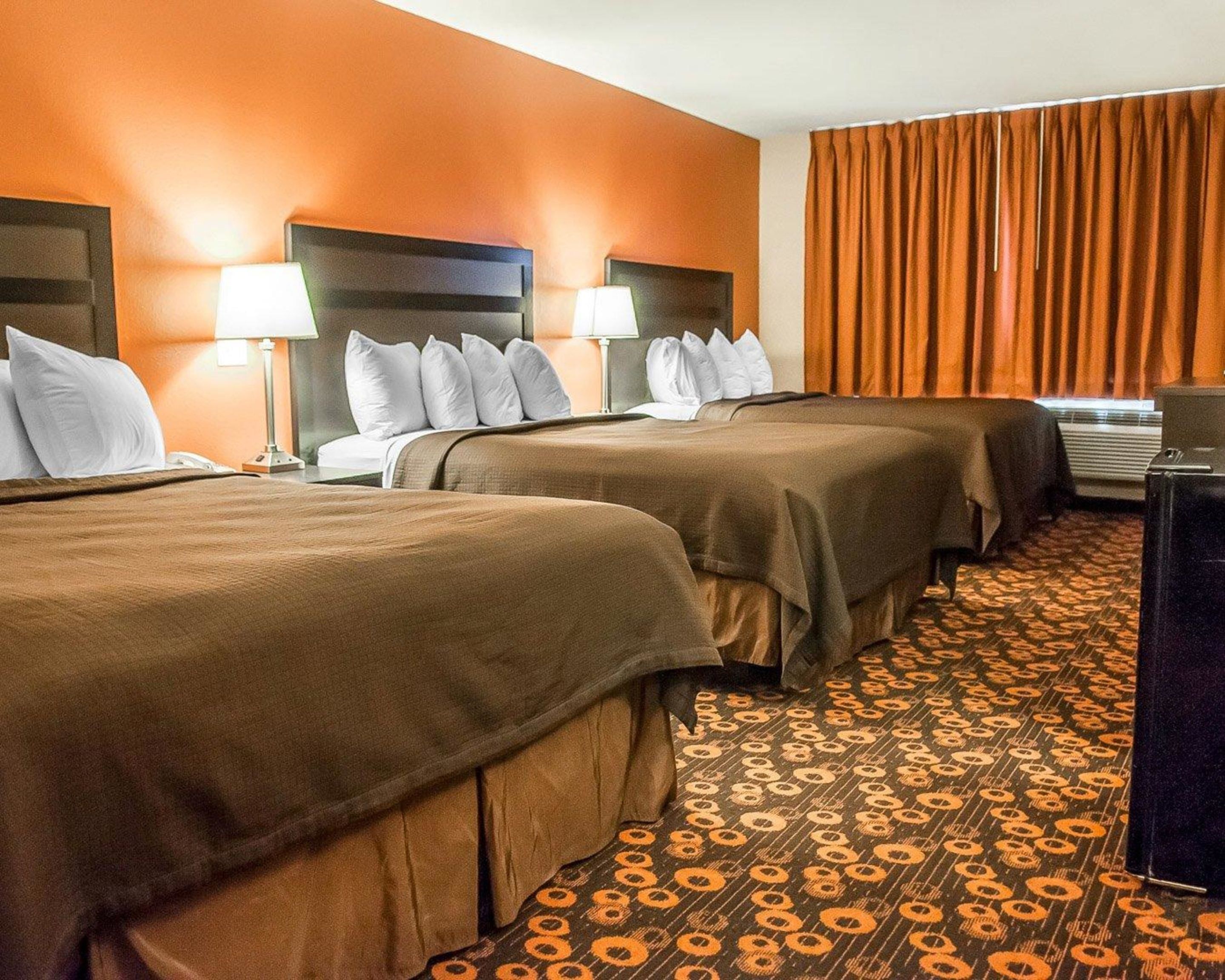 blackout curtains, iron/ironing board, free wifi, bed sheets