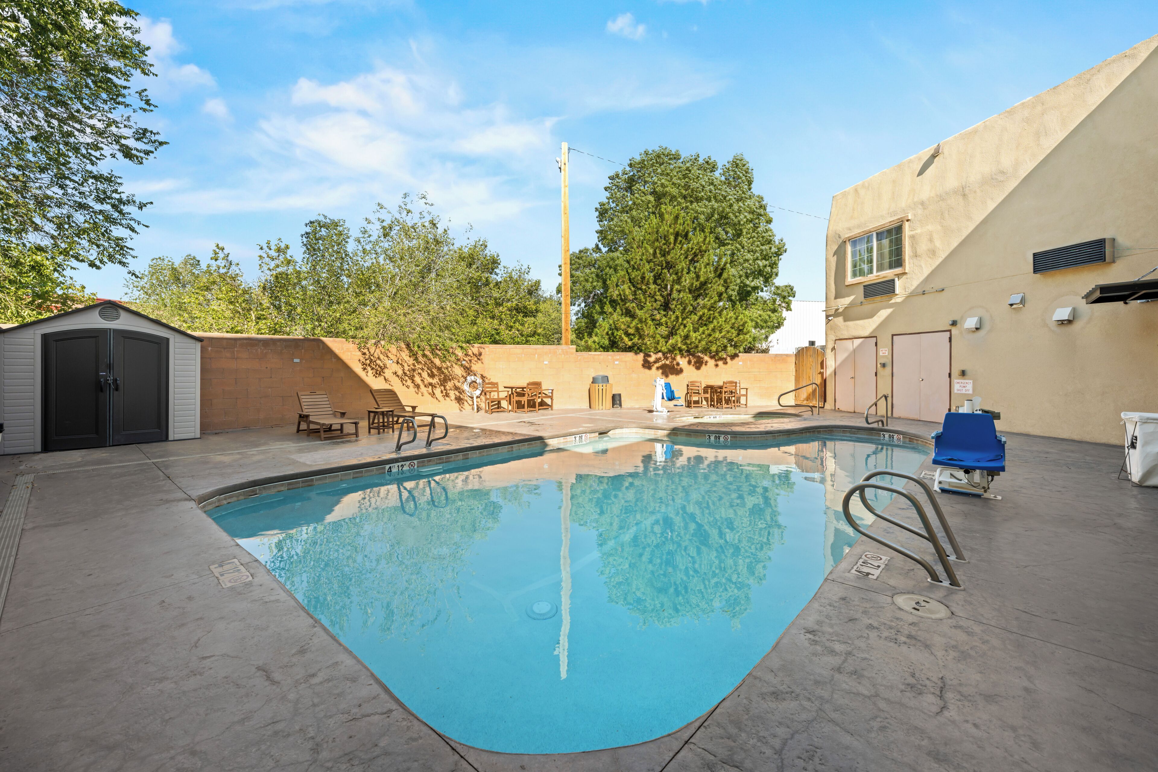 Seasonal outdoor pool