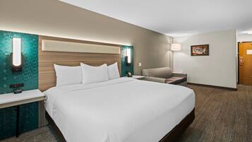 Blackout drapes, iron/ironing board, free WiFi, bed sheets