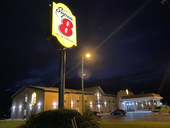 Front of property - evening/night