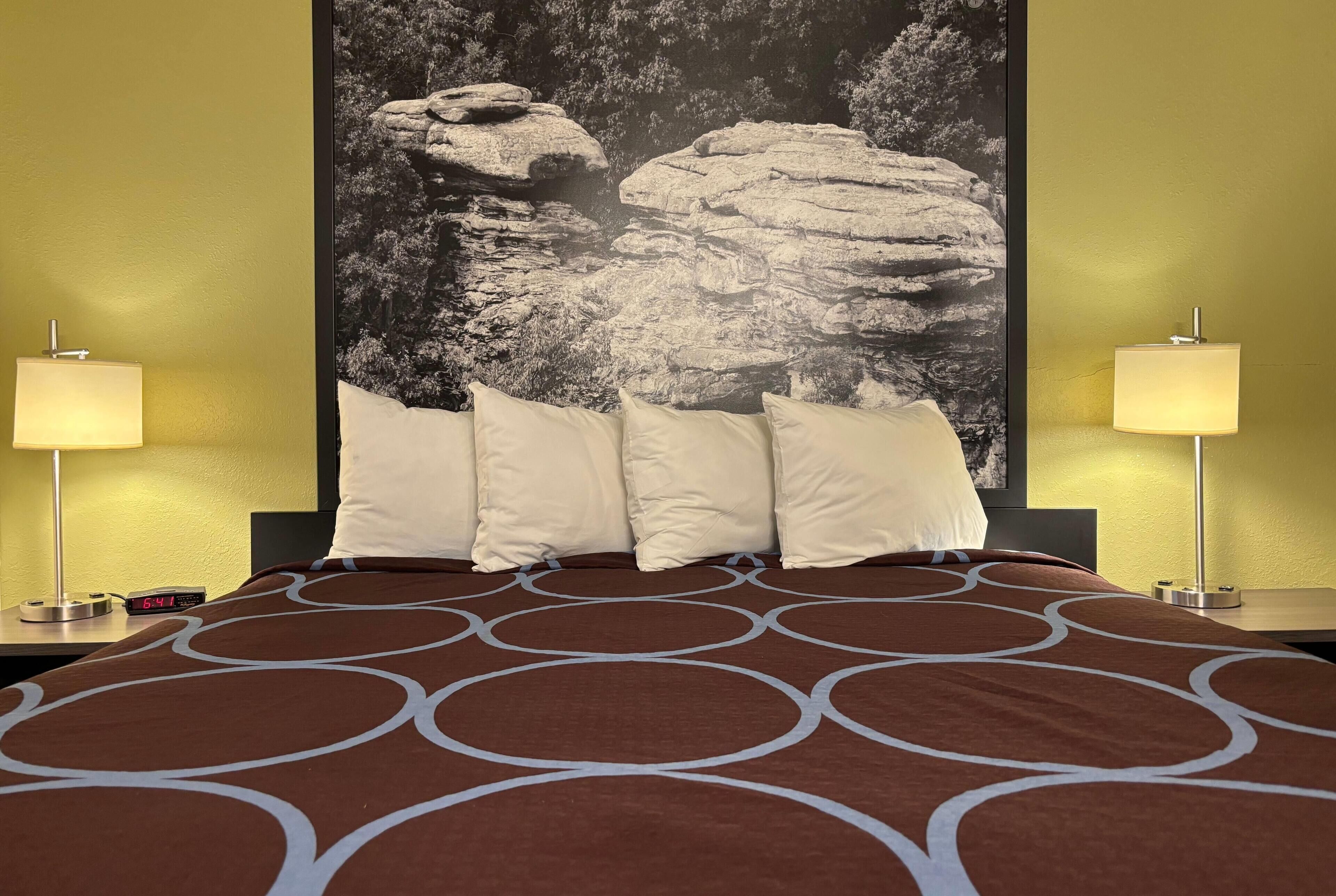 Desk, blackout drapes, free cribs/infant beds, free WiFi