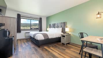 1 bedroom, blackout curtains, iron/ironing board, free WiFi
