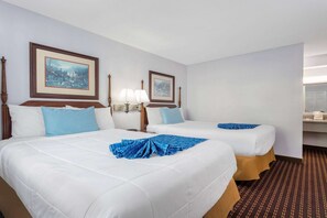 Double Room, 2 Double Beds | Desk, iron/ironing board, rollaway beds, free WiFi - Travelodge by Wyndham Cape Cod Area (West Dennis)