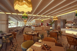 6 restaurants, breakfast, lunch, dinner served; international cuisine
