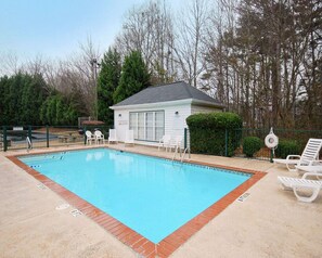 Seasonal outdoor pool