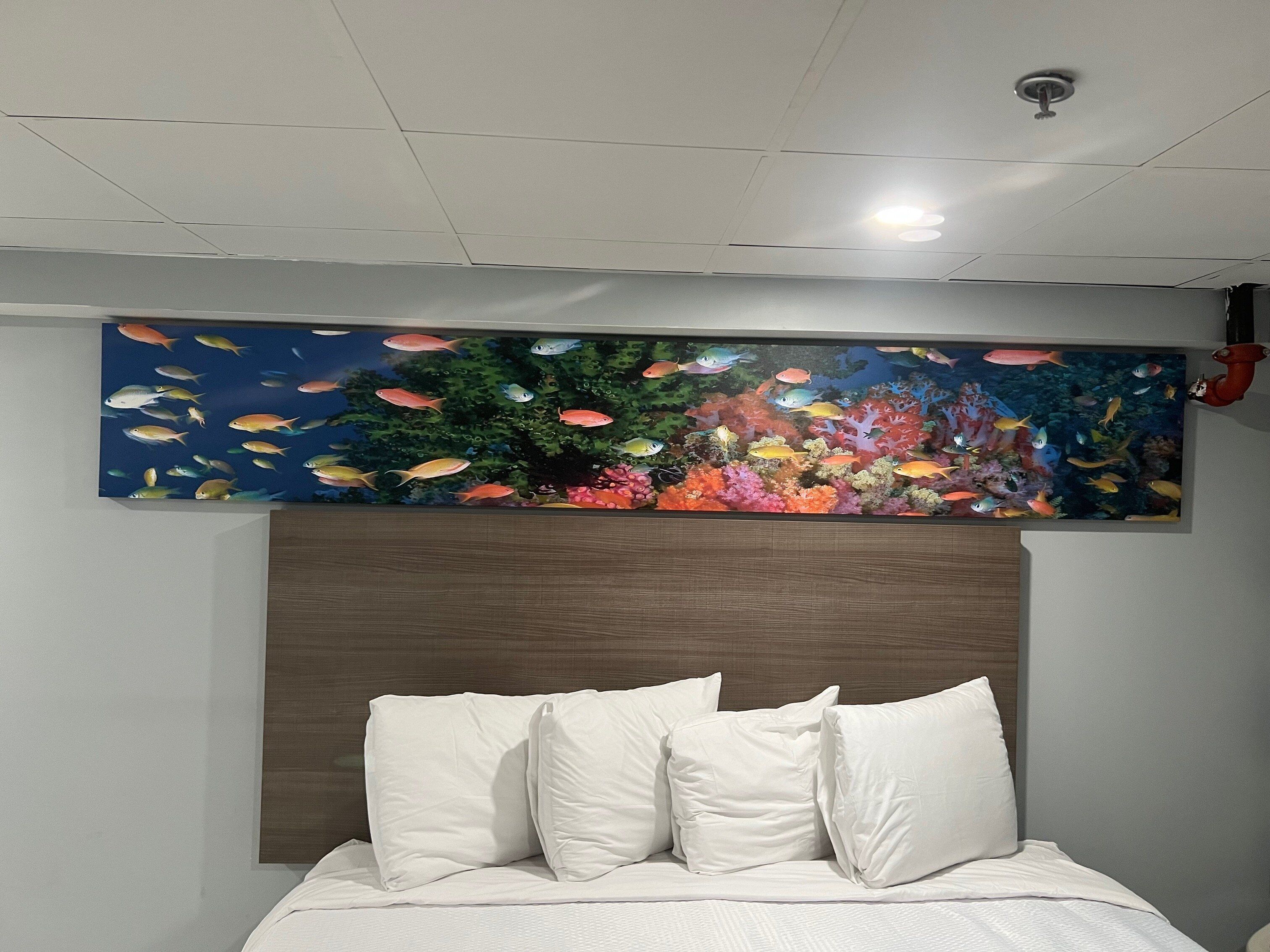 Rom – superior, 1 kingsize-seng (Kitchen, Smoke Free) | Skrivebord, skrivebord for bærbar PC og blendingsgardiner