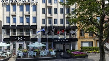 Fachada de la propiedad